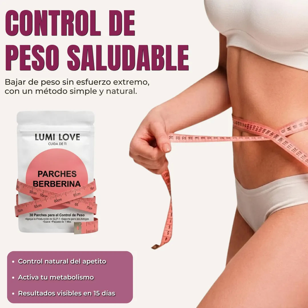 Parche de Berberina que Mantiene tu Peso Bajo Control